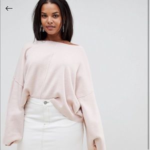 Oversized Cropped Sweater